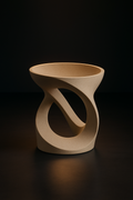 Aether — Sculptural Table Centrepiece in a dark luxury setting