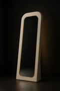 Aether — Full-Length Floor Mirror in a dark luxury setting