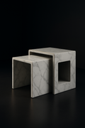 Cirrus — Nest Of Side Tables in a dark luxury setting