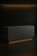 Cove — Storage Sideboard in a dark luxury setting
