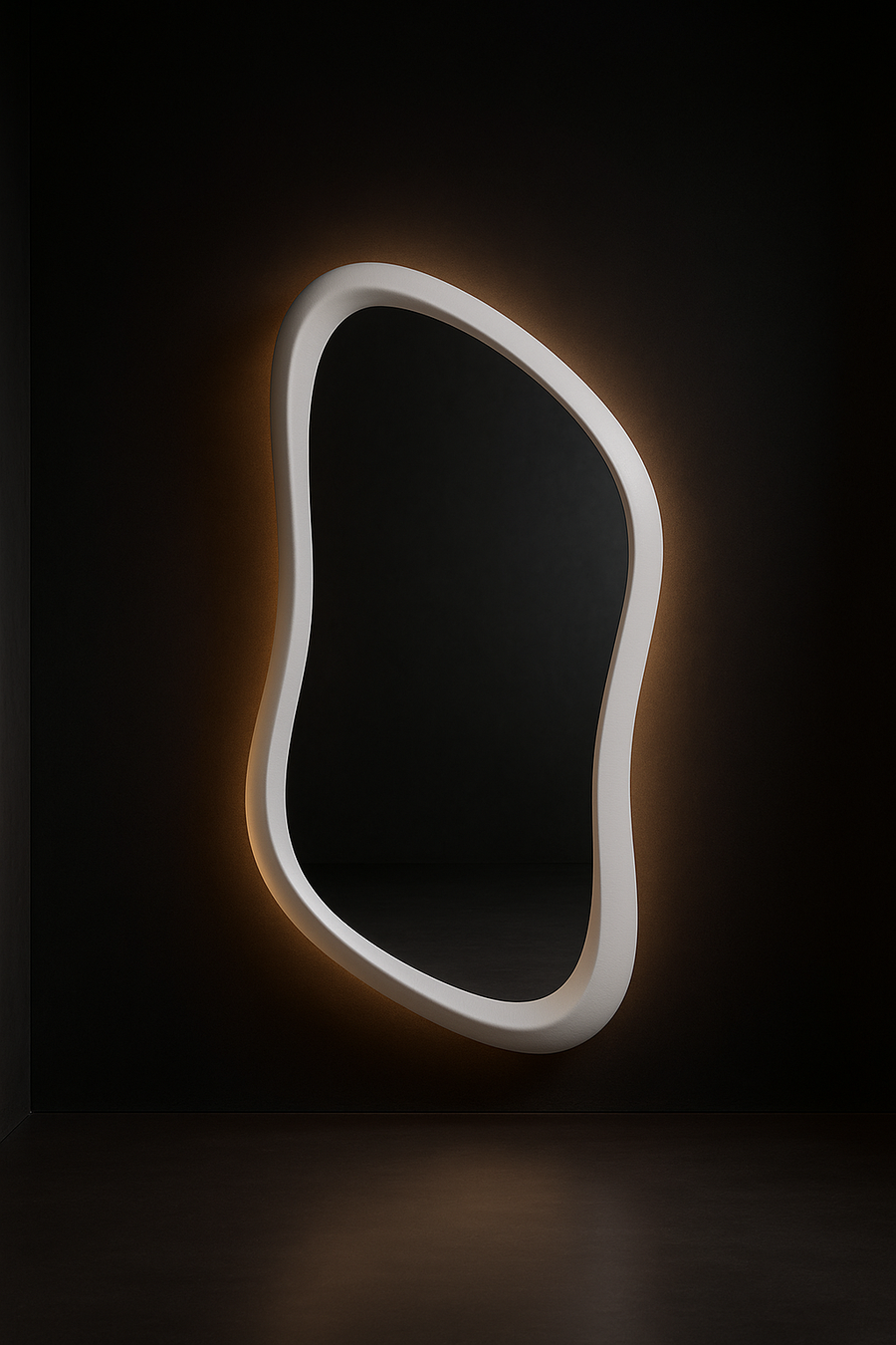Crescent — Sculptural Asymmetric Mirror
