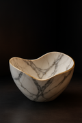 Dune — Freeform Decorative Vessel in a dark luxury setting