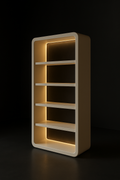 Horizon — Display Shelving Unit in a dark luxury setting