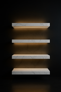 Meridian — Display Shelving Unit in a dark luxury setting