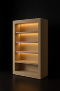 Mirage — Display Shelving Unit in a dark luxury setting