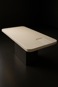 Nimbus — Dining Table Top in a dark luxury setting