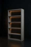 Onyx — Display Shelving Unit in a dark luxury setting