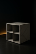 Onyx — Cube Storage Unit in a dark luxury setting
