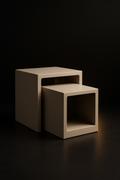 Ridge — Nest Of Side Tables in a dark luxury setting