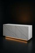 Tundra — Storage Sideboard in a dark luxury setting