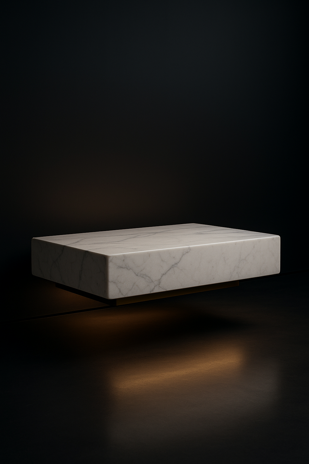 Tundra — Coffee Table in a dark luxury setting